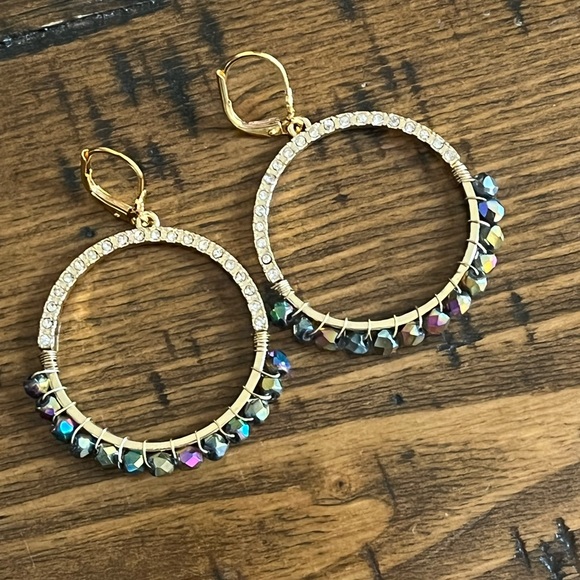 A Touch of Sam Jewelry - Beautiful handmade crystal multicolor earrings!!
